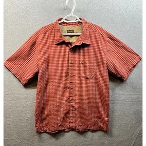 Quicksilver Short Sleeve Button Up Size XL Surf Lightweight